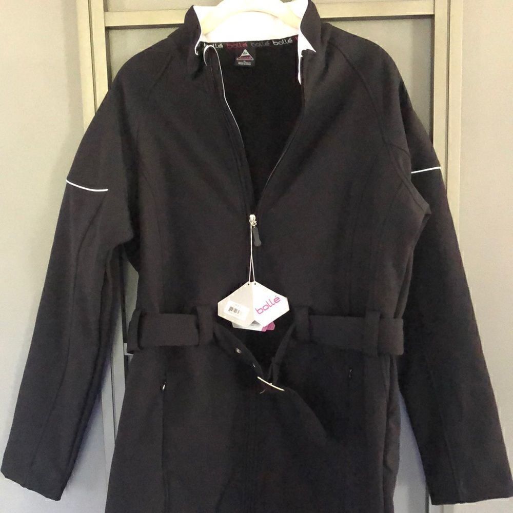 NWT Bolle Black and white belted jacket. Size out